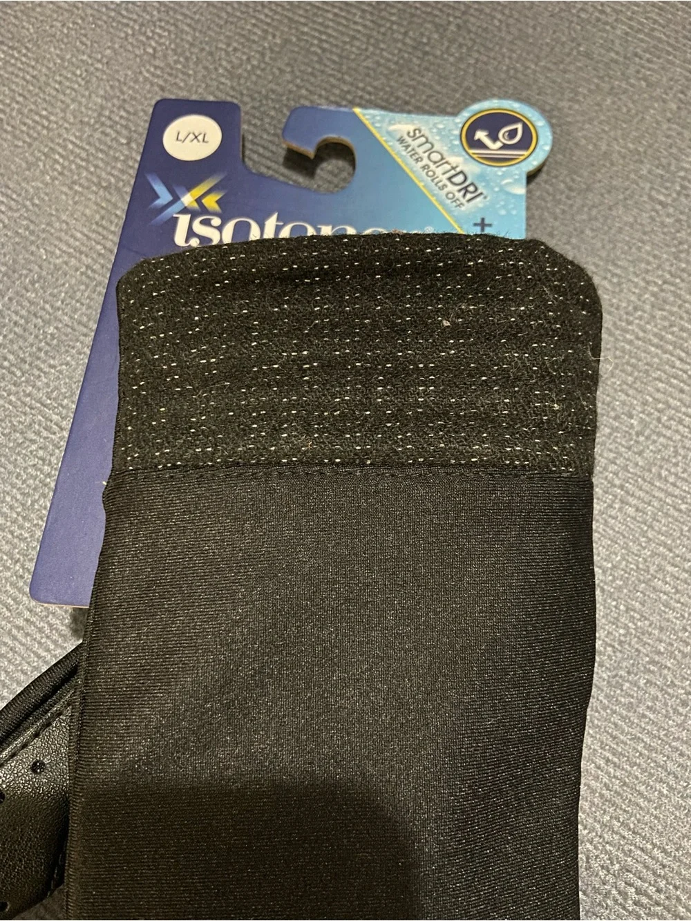 Isotoner Soft Black Gloves L/ XL Brand New